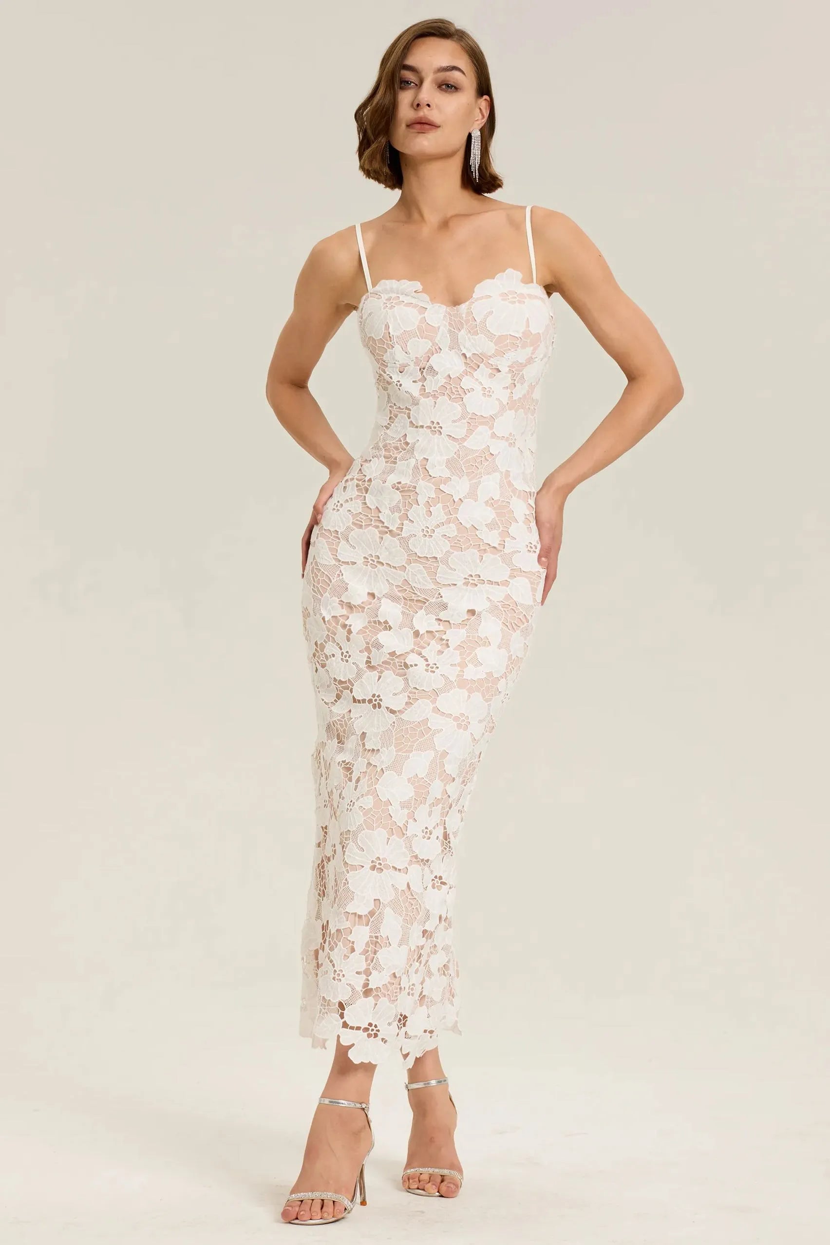 Vestido White Elegance Bianca