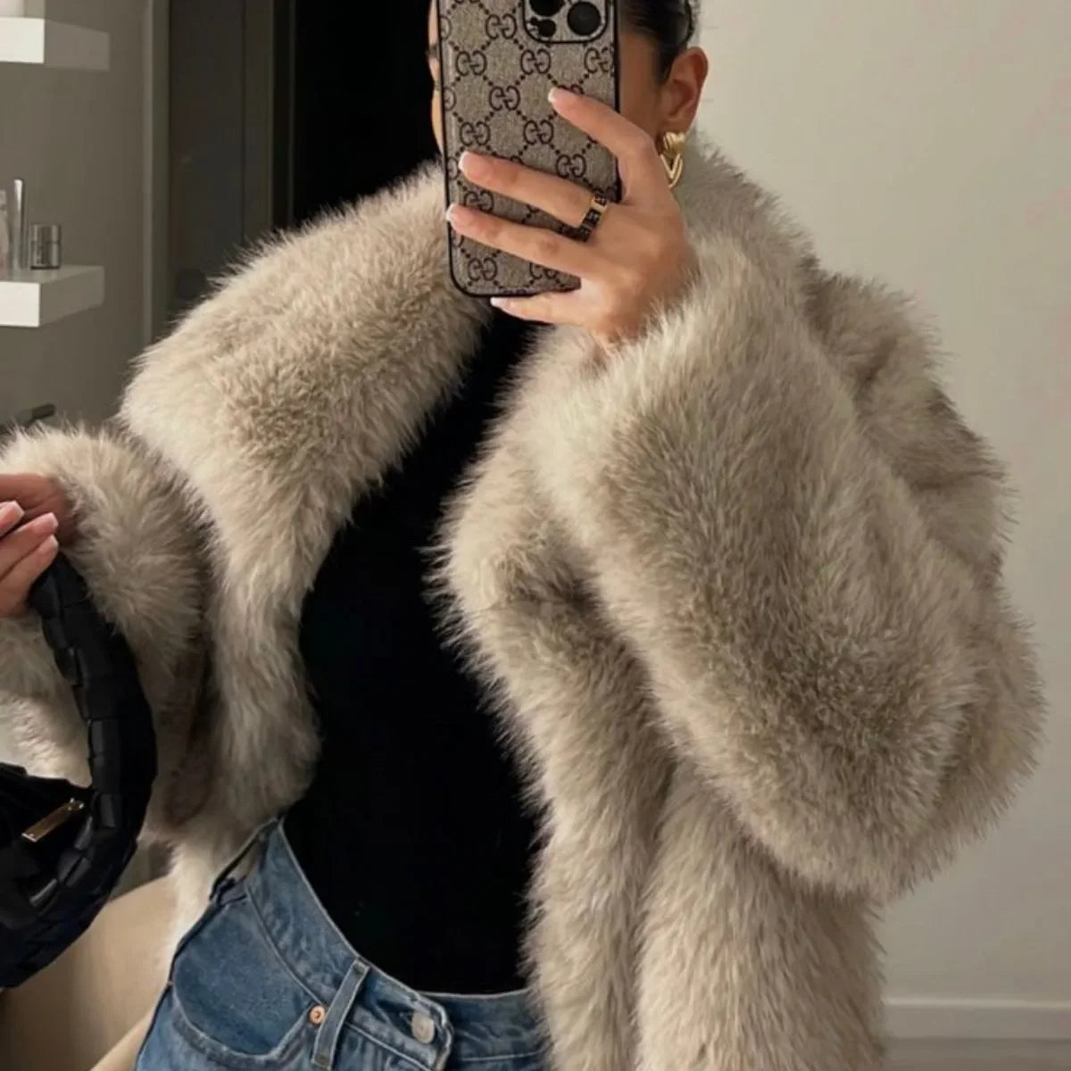 Casaco Feminina de Pele Lepus Forrada