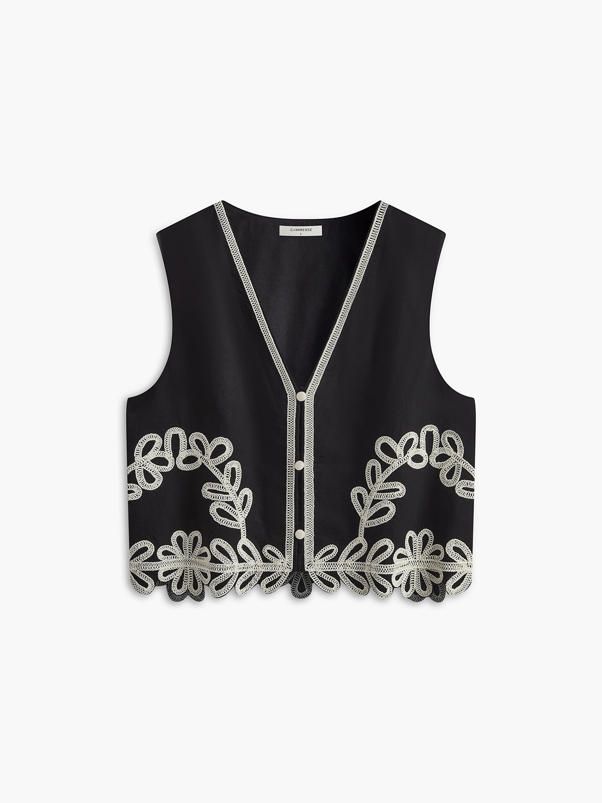 Conjunto Bordado sem Mangas