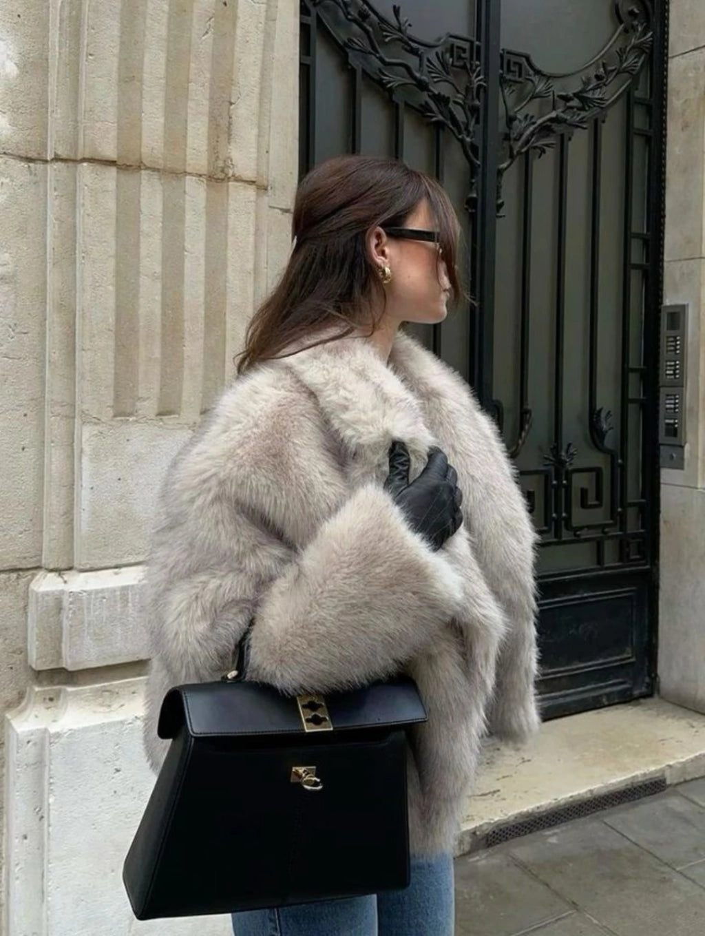 Casaco de Pele Sintética Vienza