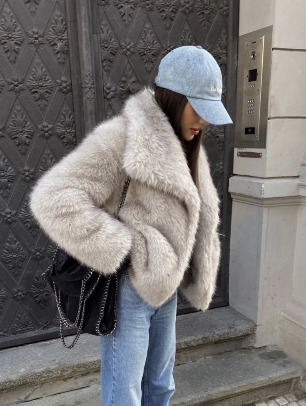 Casaco de Pele Sintética Vienza