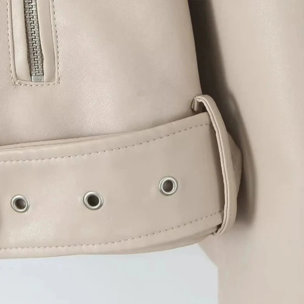 Jaqueta Serena Feminino – Couro Puro Estilo Europeu