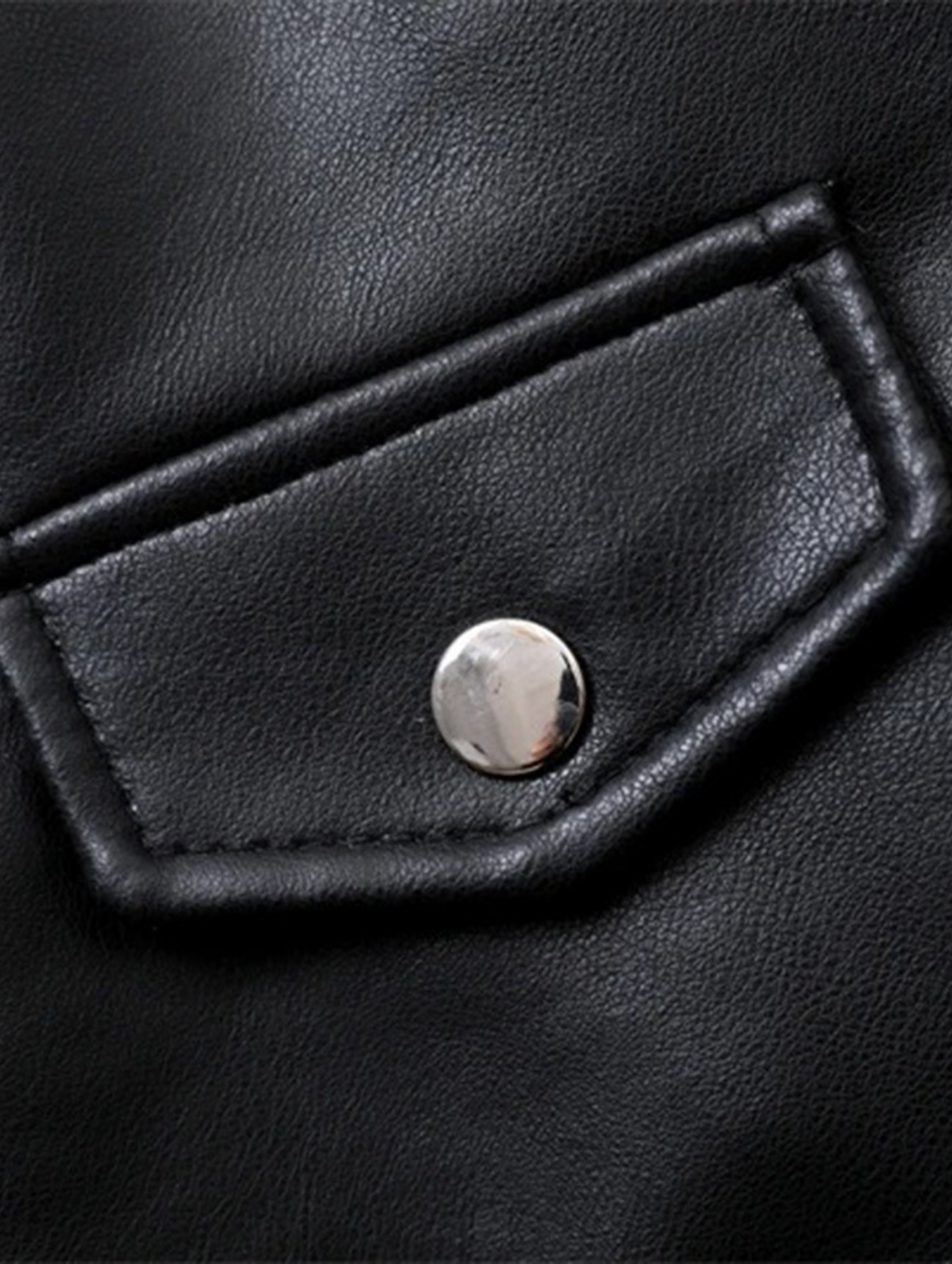 Jaqueta de Couro Sintético Olivia